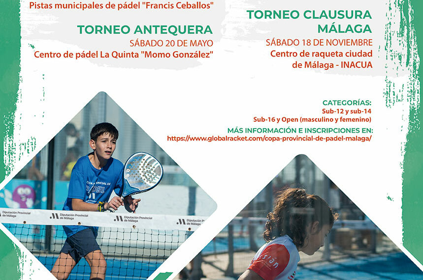 Estepona acoge este sábado el torneo de la III Copa Provincial de Pádel Diputación de Málaga