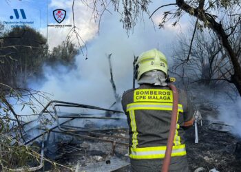 Extinguido el incendio de Estepona que ha tenido lugar en Bello Horizonte