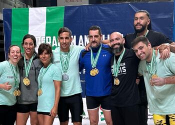 Ocho medallas en el Campeonato de Andalucía Máster de Halterofilia