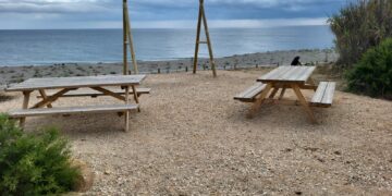 Cortan las cuerdas del recién inaugurado columpio del mirador de la Reserva Ecológica de Manilva