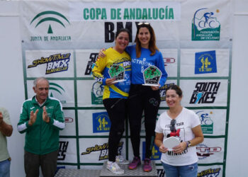 Carmen Martín, campeona de la Copa de Andalucía de BMX