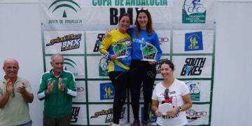 Carmen Martín, campeona de la Copa de Andalucía de BMX