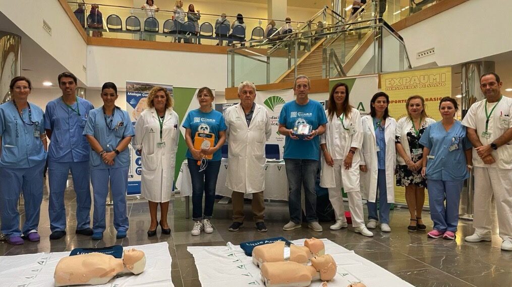 Alrededor de 5.000 ciudadanos malagueños  reciben formación acreditada en técnicas de reanimación cardiopulmonar en el Clínico