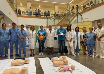 Alrededor de 5.000 ciudadanos malagueños  reciben formación acreditada en técnicas de reanimación cardiopulmonar en el Clínico