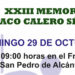 El Polideportivo Paco Cantos y el Palacio de Deportes Elena Benítez serán escenarios del XXIII Memorial Paco Calero de frontenis