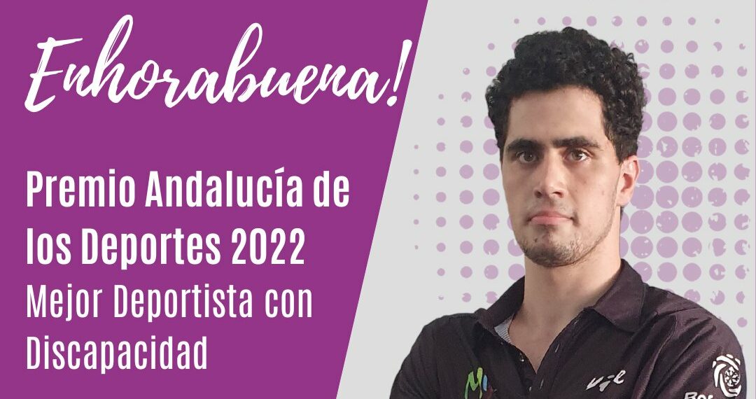 El mijeño Javier Labrador recibe el ‘Mejor Deportista con Discapacidad’ en los Premios Andalucía 2022