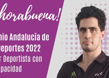 El mijeño Javier Labrador recibe el ‘Mejor Deportista con Discapacidad’ en los Premios Andalucía 2022