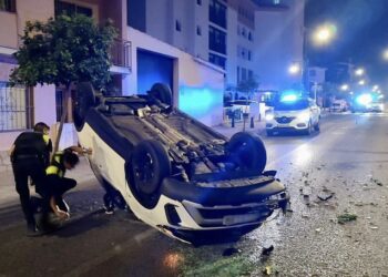 Accidente en Fuengirola por una mujer que conducía bajo los efectos del alcohol