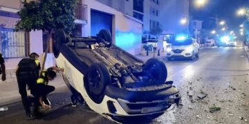 Accidente en Fuengirola por una mujer que conducía bajo los efectos del alcohol