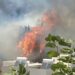 Incendio en la zona de Bello Horizonte en Estepona, en el km 159 de la AP-7