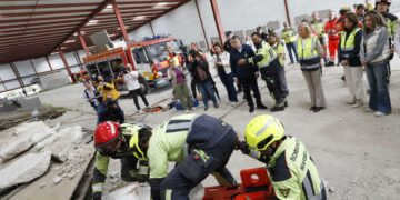 Más de 400 efectivos han participado en el simulacro de terremoto en Marbella