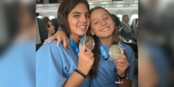 Las mijeñas, Lola y Susana, se proclaman subcampeonas del Mundo de patinaje artístico Júnior