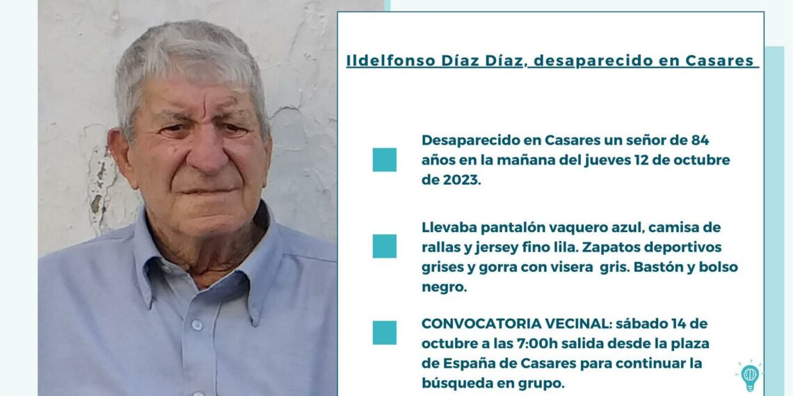 Buscan a un hombre de 84 años desaparecido desde ayer en Casares