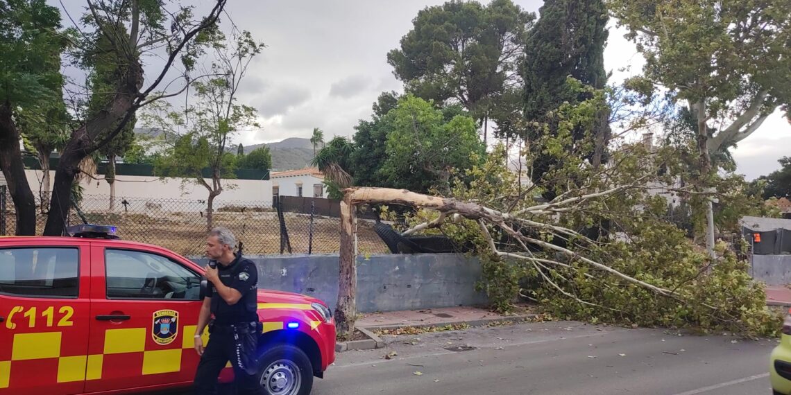 El temporal deja incidencias en la Costa del Sol: Benalmádena, el municipio más afectado