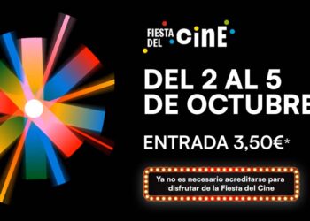 Llega la Fiesta del Cine: entradas a 3,5 euros desde hoy hasta el jueves 5 de octubre