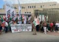 Trabajadores de la Residencia de Tiempo Libre de Marbella se manifiestan en Málaga