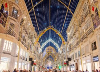 Málaga, elegida como una de las ciudades con ‘Mejores Luces de Navidad de Europa 2023’