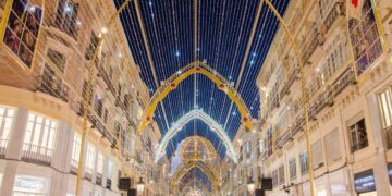 Málaga, elegida como una de las ciudades con ‘Mejores Luces de Navidad de Europa 2023’