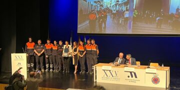 Reconocimiento a Protección Civil de Manilva por la Diputación de Málaga