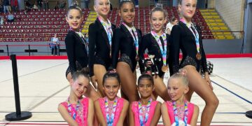 El Club Benalrítmica consigue dos bronces en el Campeonato de Andalucía