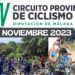 Estepona acoge la última prueba puntuable del XXV Circuito Provincial de Ciclismo Diputación de Málaga