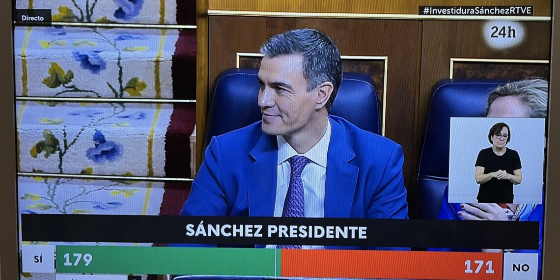 Pedro Sánchez ya es de nuevo Presidente del Gobierno
