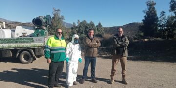 Cerca de 30 hectáreas de pinos se fumigarán contra la procesionaria en distintas zonas de Mijas