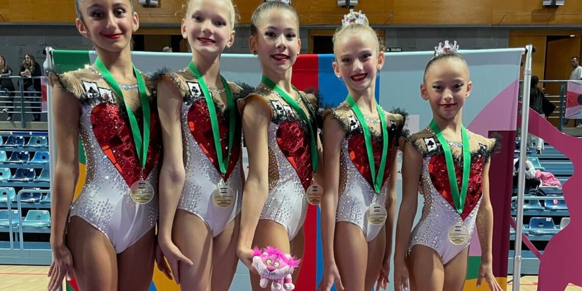 Las alevines del C.G.R. Marbella se llevan el oro en Huelva