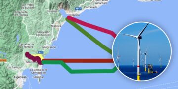Molinos de 125 metros frente a la costa de Estepona: las claves del nuevo parque eólico marino «Terral»