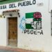 La sede del PSOE de Marbella atacada con pintadas: «Los trabajadores y voluntarios tienen miedo»
