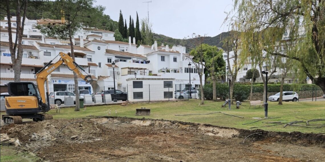 Comienzan los trabajos de construcción de una pista de petanca para Benahavís