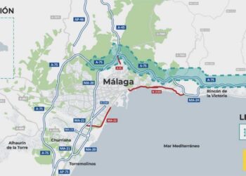Transportes licita por 601.446 euros la redacción del estudio previo de alternativas a la A-7 en la provincia de Málaga
