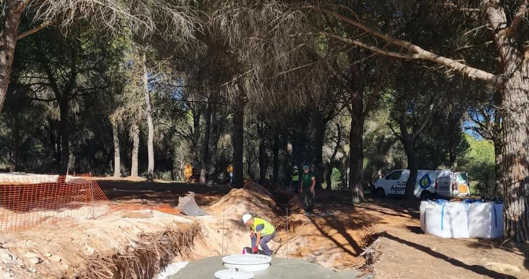 La Junta instala una nueva depuradora de aguas residuales en Ojén
