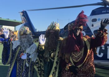 Los Reyes Magos llegarán en helicóptero al polideportivo Elola el próximo 5 de enero