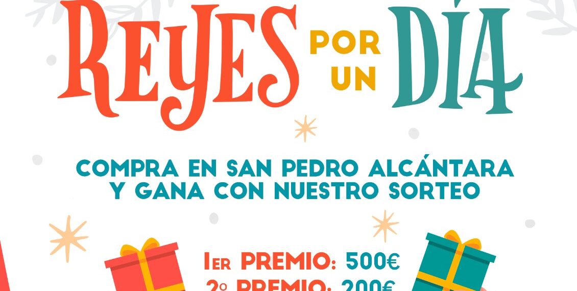 ‘Reyes por un día’, la iniciativa de San Pedro de Alcántara para fomentar el comercio local