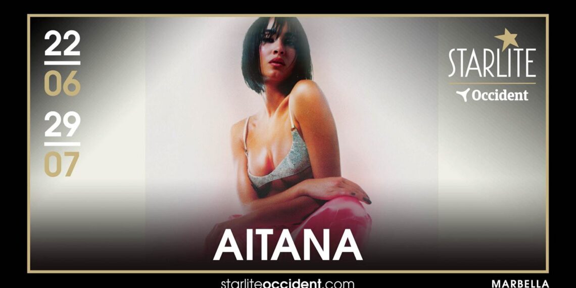 Aitana se une con dos fechas al cartel de Starlite 2024