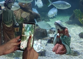 Sea Life Benalmádena presenta su Belén Submarino