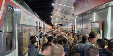 Colapso navideño en el tren de Cercanías a Málaga