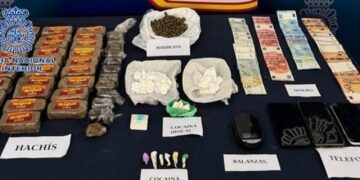 Cuatro detenidos de una familia tras desmantelar punto de venta de droga en Marbella