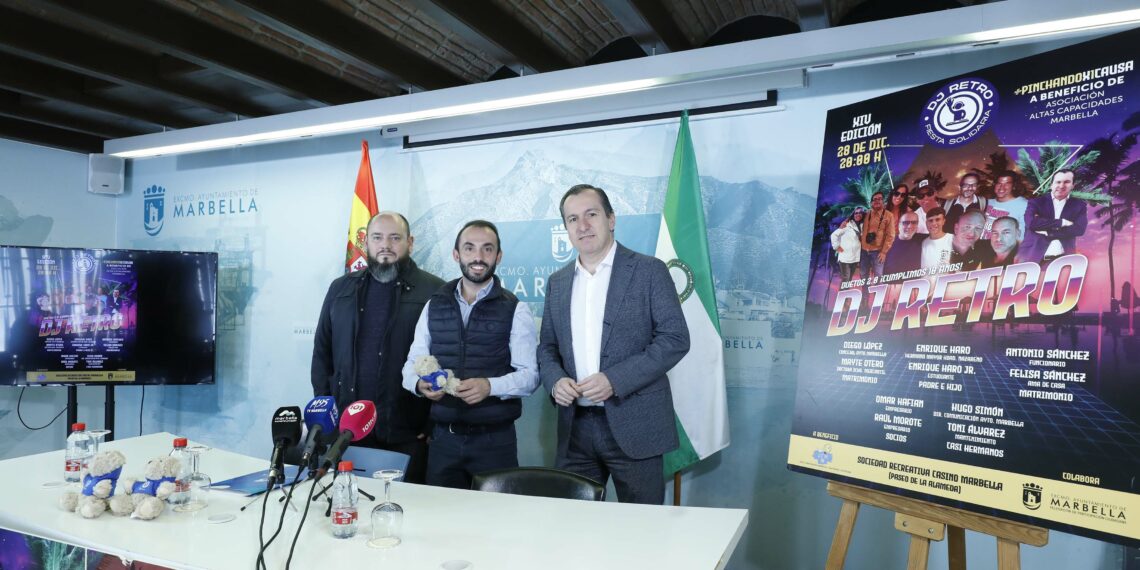 Pinchar por una buena causa: vuelve a Marbella el evento «DJ Retro»