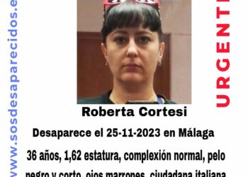 Se buca a Roberta Cortesi, una mujer italiana, desaparecida desde el 25 de noviembre