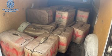 La Policía Nacional y Guardia Civil intervienen 122 toneladas de droga este año
