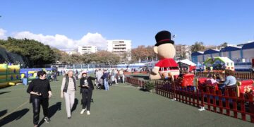 El complejo deportivo Serrano Lima de Marbella se convierte en un Parque Mágico de Navidad
