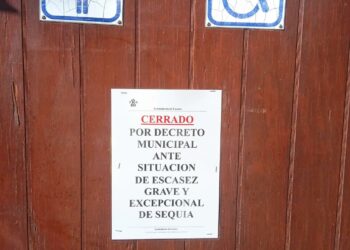 La sequía obliga a precintar los contadores en los suministros públicos de Casares