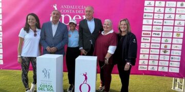 Salado destaca que Ana Peláez es la prueba del éxito de la apuesta por el golf femenino de la Costa del Sol