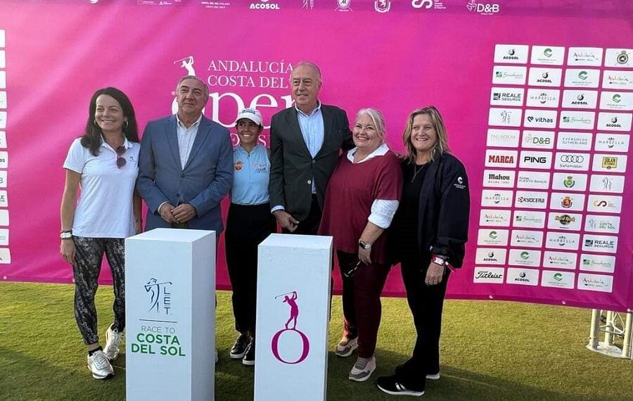 Salado destaca que Ana Peláez es la prueba del éxito de la apuesta por el golf femenino de la Costa del Sol