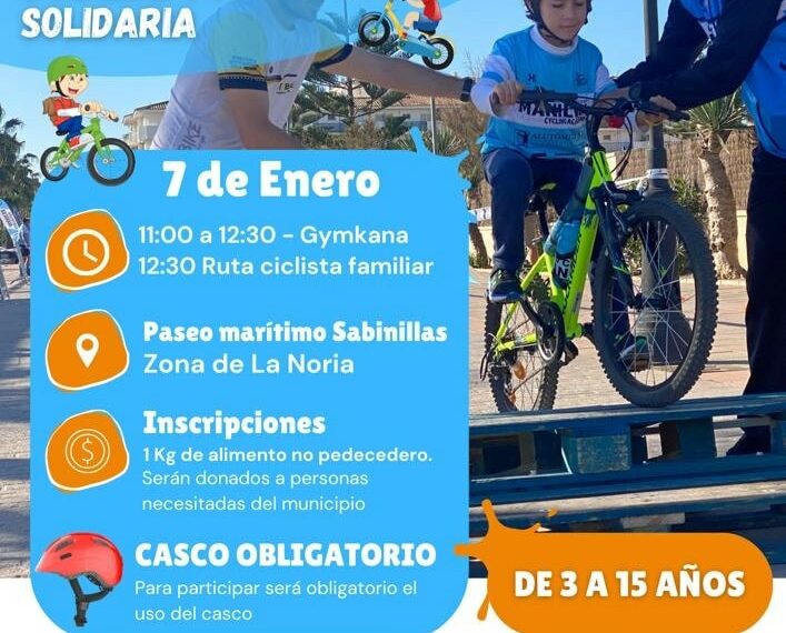Manilva celebra este domingo la IX Gymkana Ciclista Solidaria