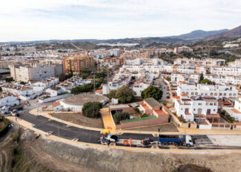 Los trabajos de ampliación de la ronda norte de circunvalación de Estepona entran en su recta final
