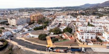 Los trabajos de ampliación de la ronda norte de circunvalación de Estepona entran en su recta final