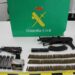 La Guardia Civil encuentra dos armas de guerra escondidas en un zulo ubicado en Monda